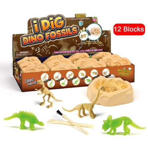 Generic Dino Egg Digging Kit 12 Dinosaur For Boys Girls Party