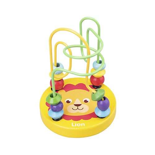 Generic Boys Girls Montessori Wooden Toys Mini Circles Bead Wooden