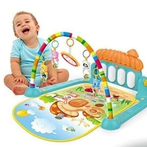 Generic 3 In 1 Rainforest Music-Piano Playmat Gym