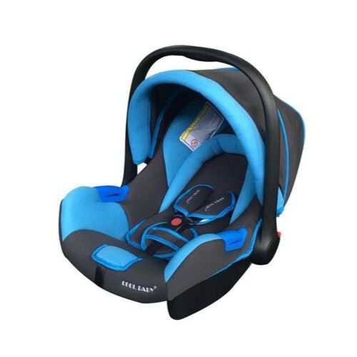 Infant Baby Car Seat/ Carry Cot - Sapphire Blue/black With Head Cushion (big)