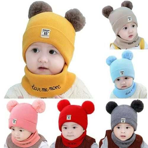 Fashion Baby Hat With Scarf