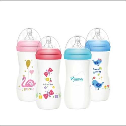 Mom Easy 240ML Feeding Bottle With Soft Airflex Nipple- 2 Bottles