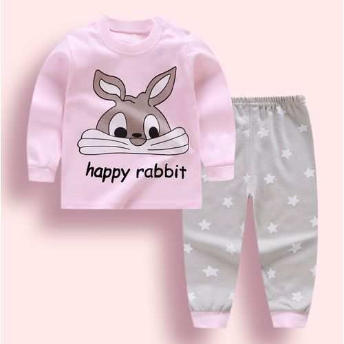 Fashion Infant Baby Boys Girls Clothes Sets-rabbit 18-24 Months
