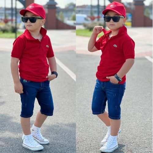 Lacoste 3in1 Boy's Outfit Lacoste Plain Color