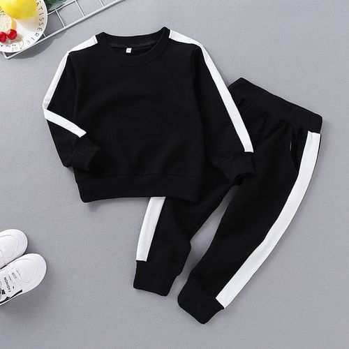 Fashion Splice Casual Top And Pants Set