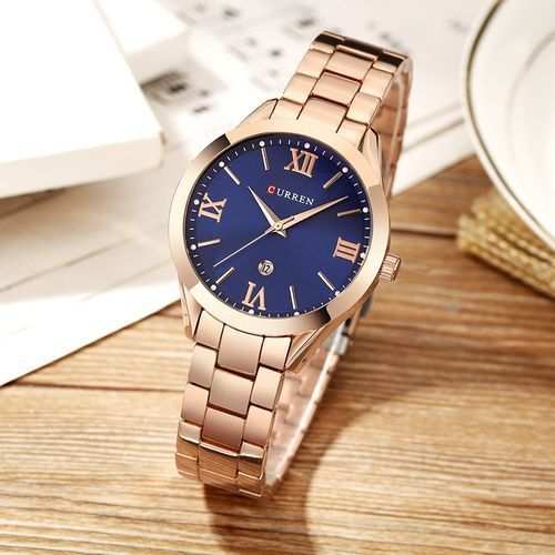 Curren 9007 Quartz Women's Watches Waterproof Ladies Rgb