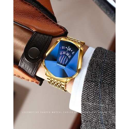 Binbond Quartz Men's Watch Style Locomotive