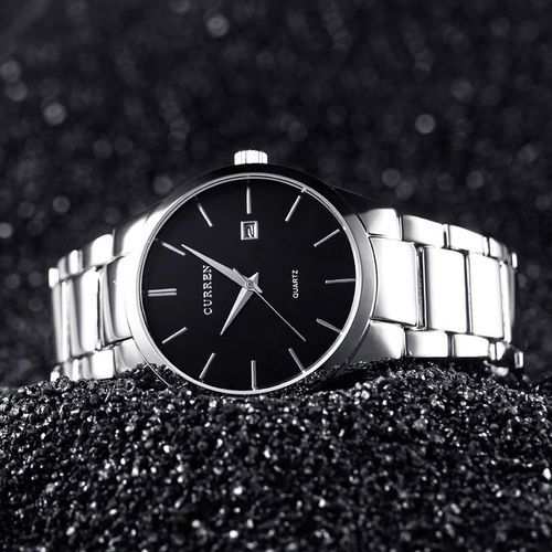 Curren Men's Calendar 3ATM Water Resistant Wrist Watch - image 1