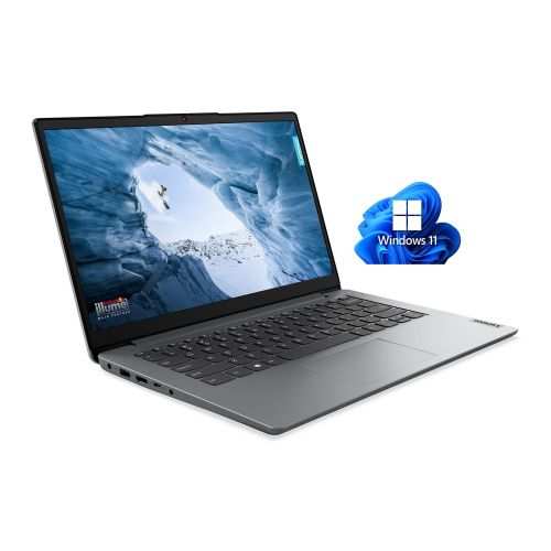 Lenovo Ideapad 1-Intel Celeron-256GB SSD-4GB RAM-Windows 11-14" FHD-Grey