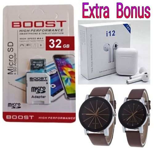 Original Memory Card 32GB + Free Airpods, 2Watches