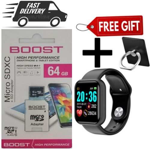 Memory Card 64GB - Micro SD + Free Amazing Gifts