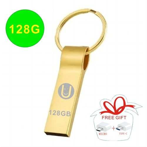 Uwy 128GB Pendrive Flash Drive Metal High Speed