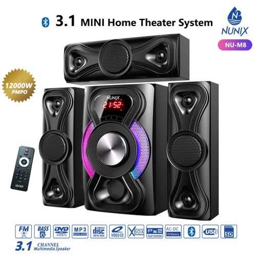Nunix 3.1CH Home Theater Speaker System M8