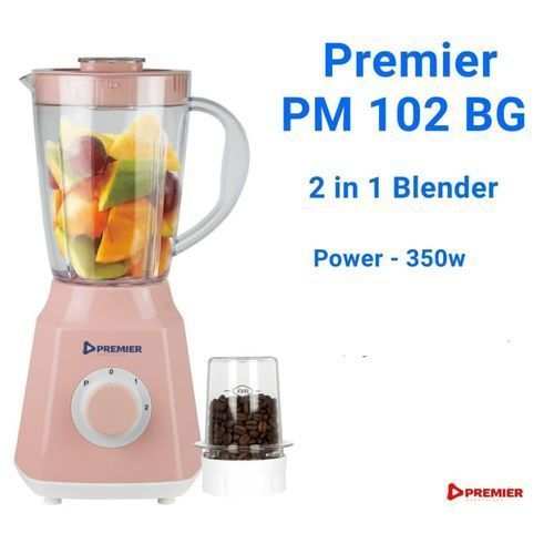 Premier 2 In 1 Quality Fruit Juice & Smoothie Blender With Grinder