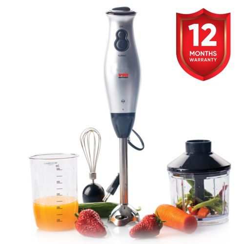 Von Hand Blender With Accessories, 300W – Black