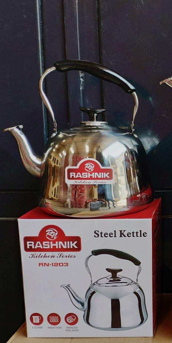 Rashnik Electric Auto Shut Off Stainless Steel Body Water Kettle