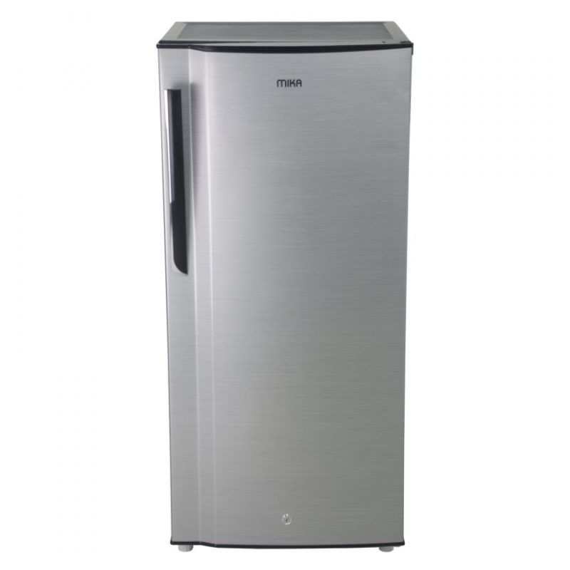 Mika Refrigerator, 170L Direct Cool, Single Door, Line Silver Dark
