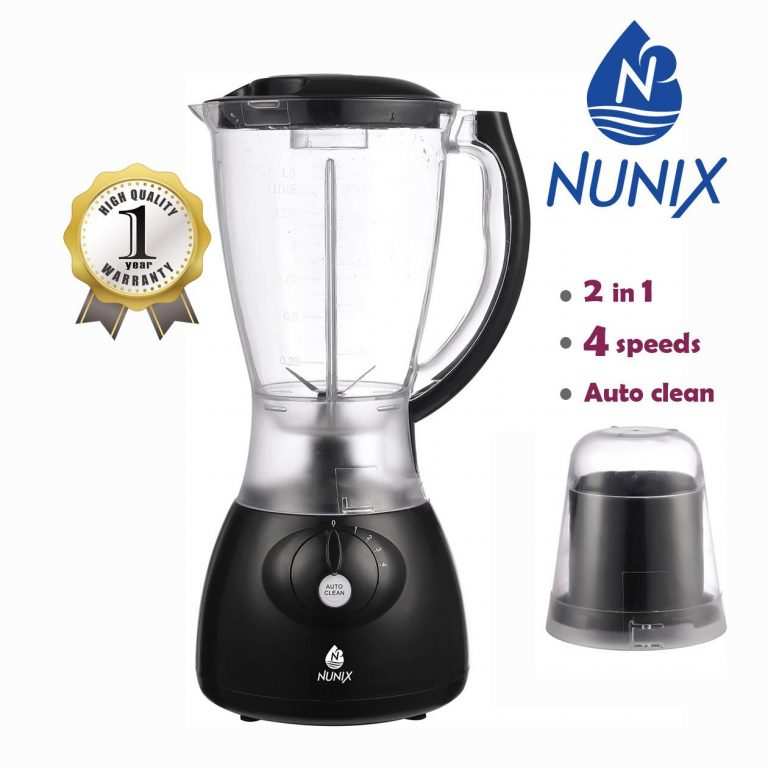 Nunix 2 In 1 Blender With Grinding Machine 1.5L