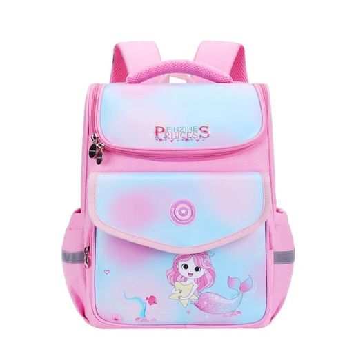 Fashion New Reflective Sweet Gradient Girl Princess Mermaid School Bag-Grade 6-12yr