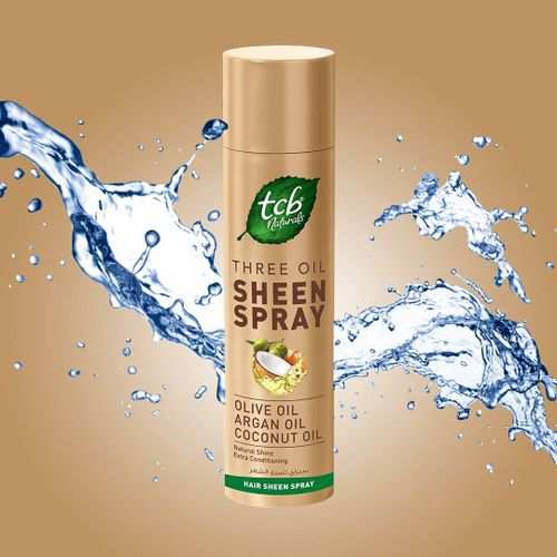 Tcb Naturals Sheen Spray Three Oil Olive Argan Coconut Oil Condition Shne
