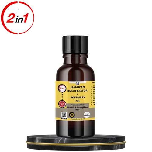 Mekis Jamaican Black Castor & Rosemary Oil–30ml,Promotes Hair Growth And Prevent Greying Of Hair