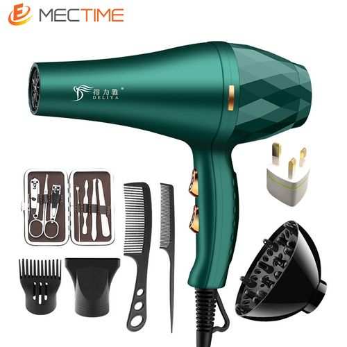 Deliya Hair Dryer Blow Dryer Hair Tools+ Nail Clipper Set 6 Gifts