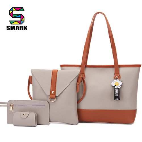 Fashion 4 In 1 Handbag Women Bag Ladies Purse Tote Hobo Bag Female Crossbody Bag Messenger Shoulder Bag Sling Wallet Satche