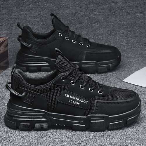 Fashion Men's Outdoor Work Casual Sports Shoes - Black - image 1