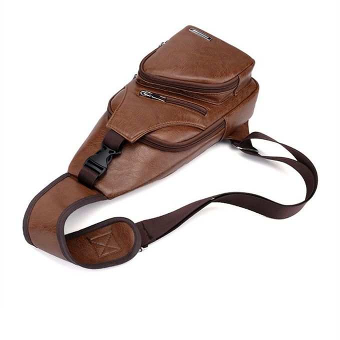 Fashion Men Bags Chest Bags Crossbody Bags Shoulder Bags Sling Satchel Messenger Bags USB - image 2