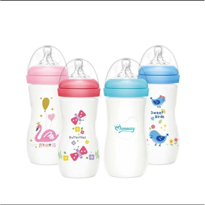 Mom Easy 240ML Feeding Bottle With Soft Airflex Nipple- 2 Bottles