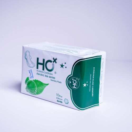 Human Cherish HC Pads Aerobic Tea Sanitary Towels(338 Mm)10pcs