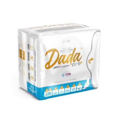 Dadacare Plus Premium Sanitary Pad WITH Wings - 290mm - REGULAR (BLUE)