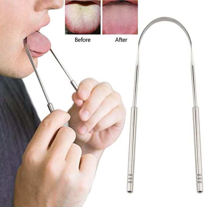 Generic Tongue Scraper /Tongue Cleaner, Stainless Steel