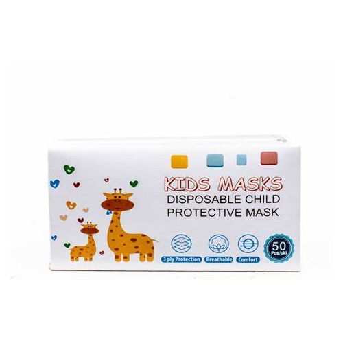Eako Kids 3 Ply Disposable Face Mask (50 Pieces)