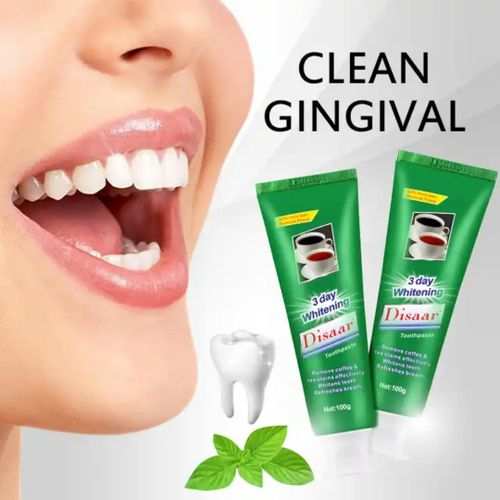 Disaar 3 Day Whitening Toothpaste Remove Stains Teeth Breath