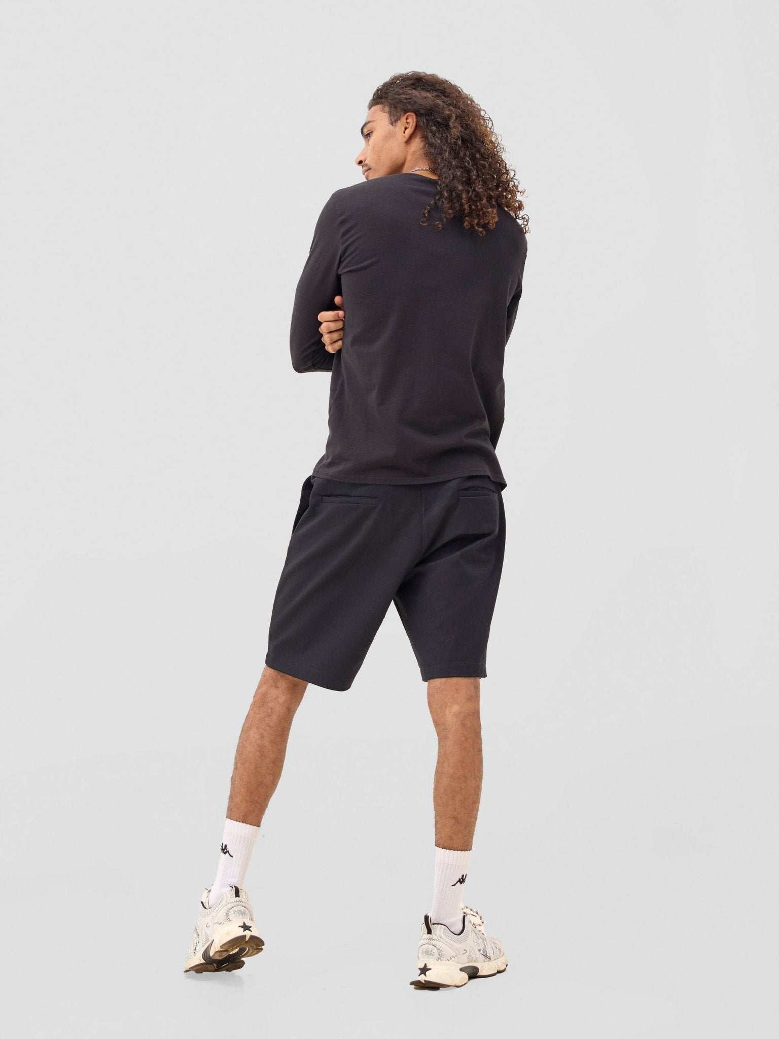 Zoya Sadira Men's Long Sleeve  T Shirt - Black - image 4