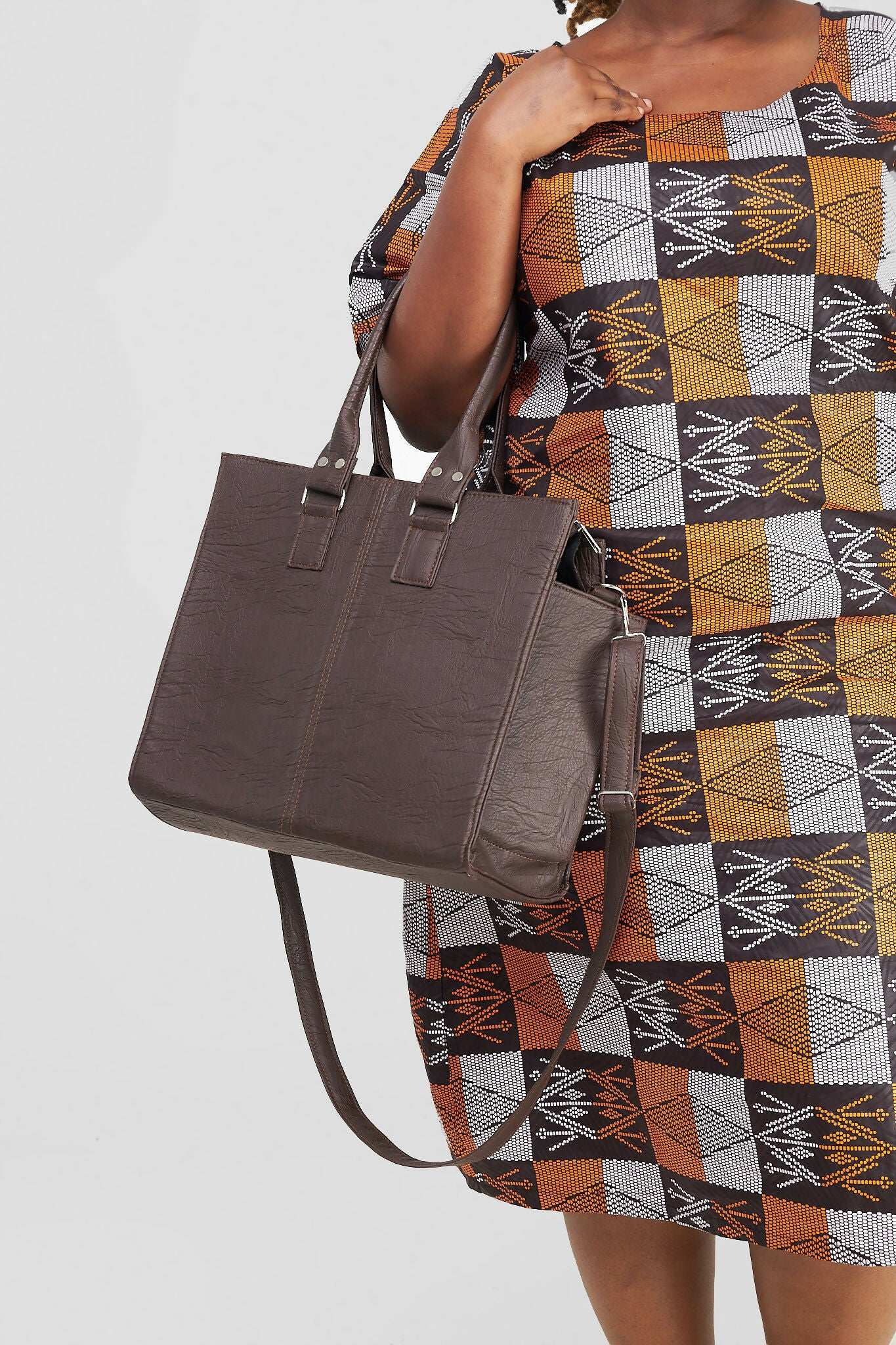 Khay Designs Classic Handbag - Brown - image 1