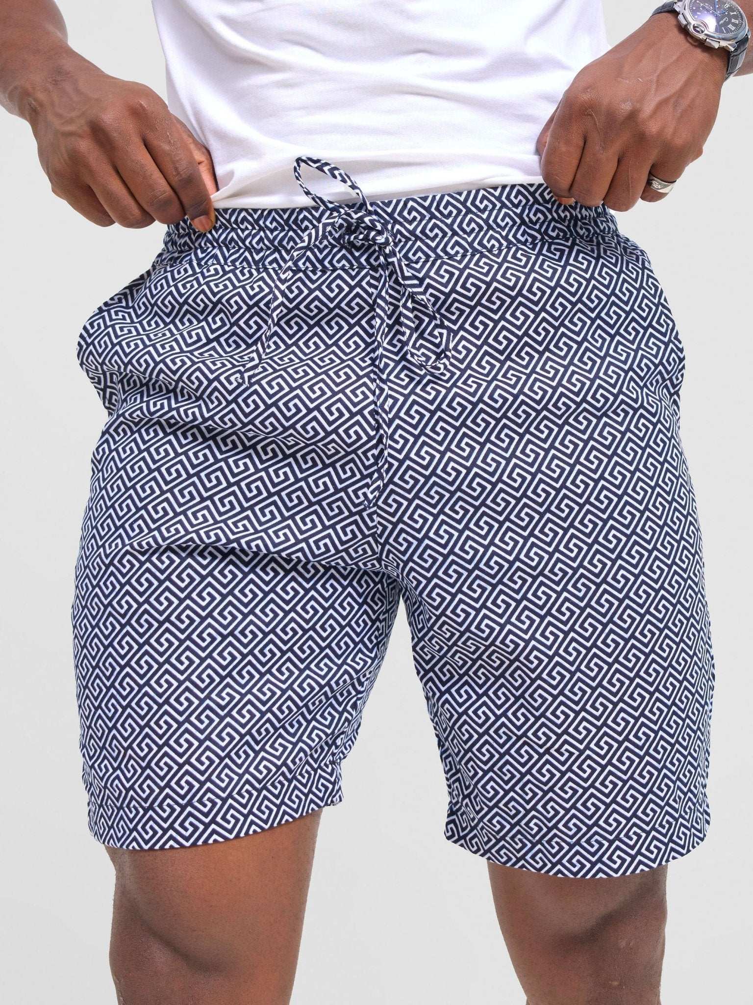 Safari Men Drawstring Shorts - Himo Print - image 7