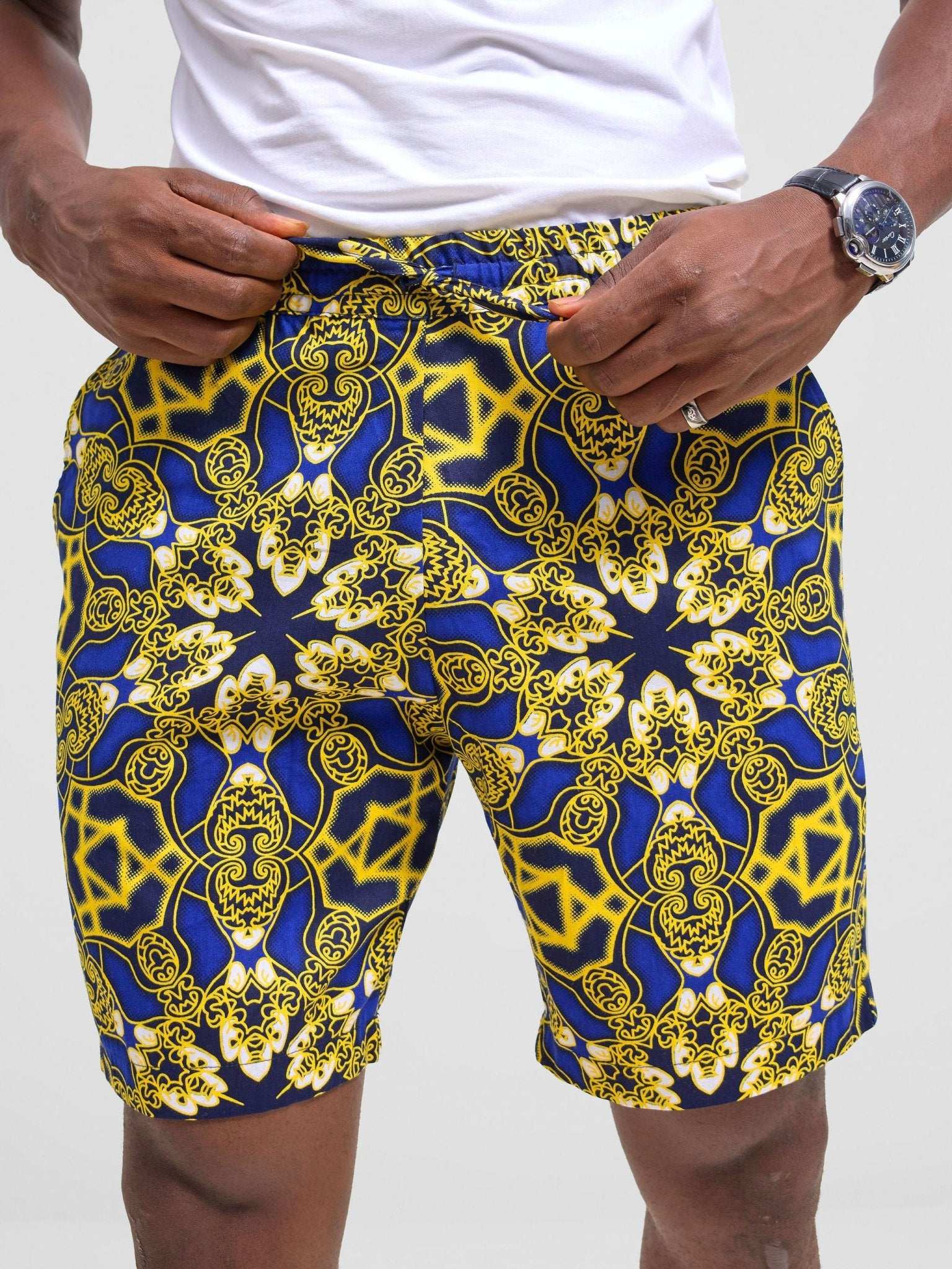 Safari Men Drawstring Shorts - Keri Print - image 3