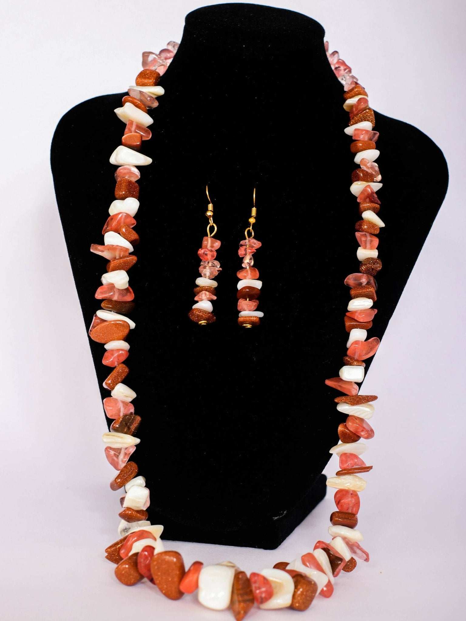 Klewisia Closet Ceramic Mix Necklace Beads Jewellery - Brown - image 9