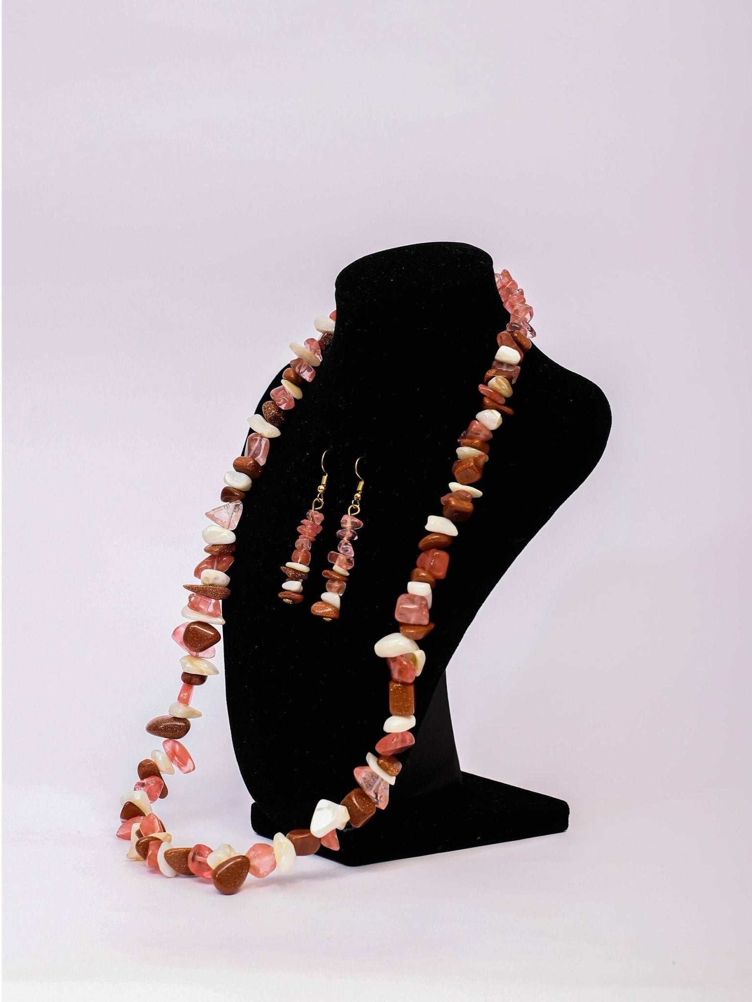 Klewisia Closet Ceramic Mix Necklace Beads Jewellery - Brown - image 2