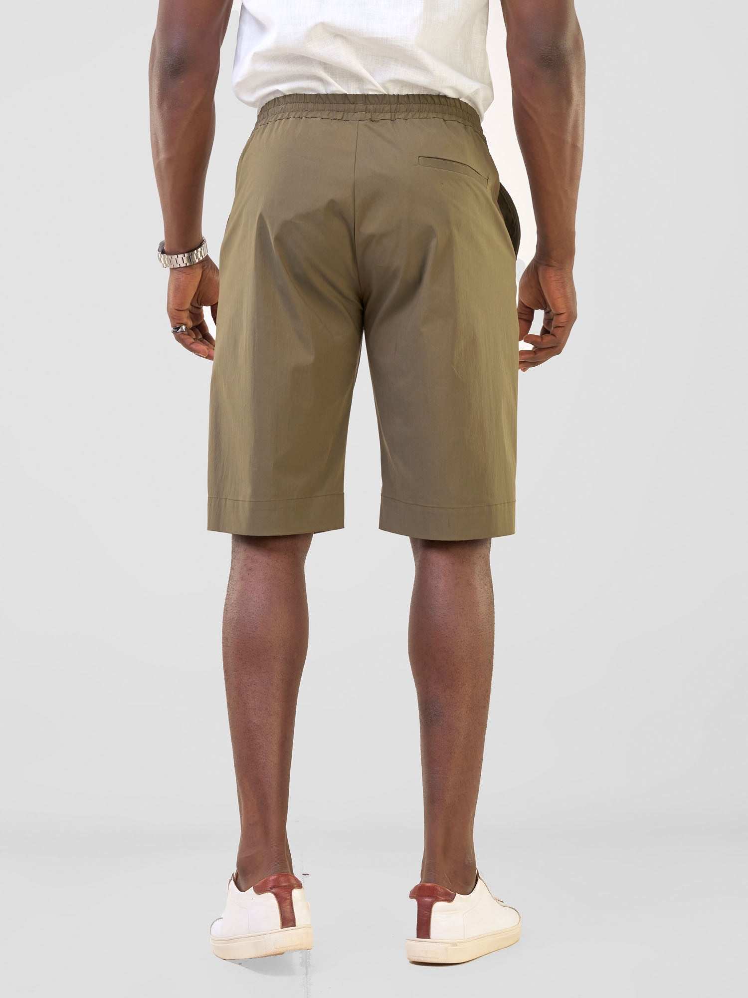 Safari Njano Men's Knee Length Shorts - Hunters Green - image 4