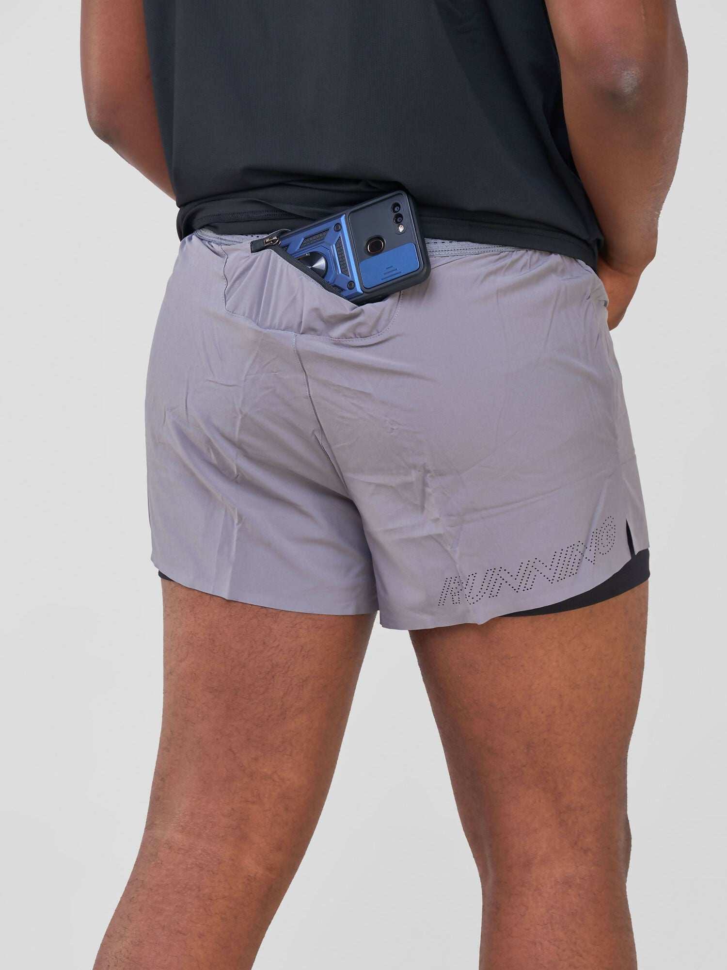 Running Shorts - Grey - image 3
