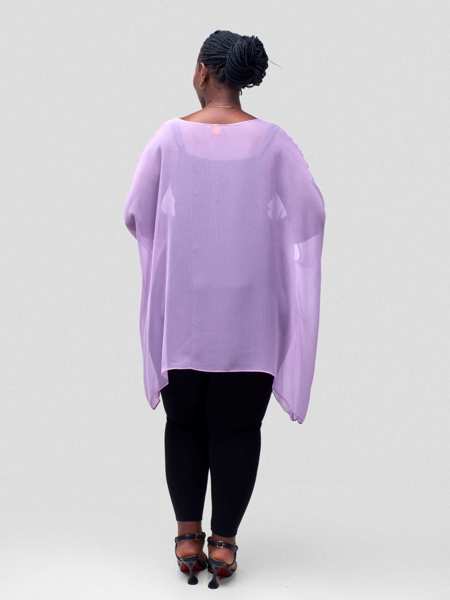 Vivo Basic Liv Chiffon Top - Light Purple - image 2