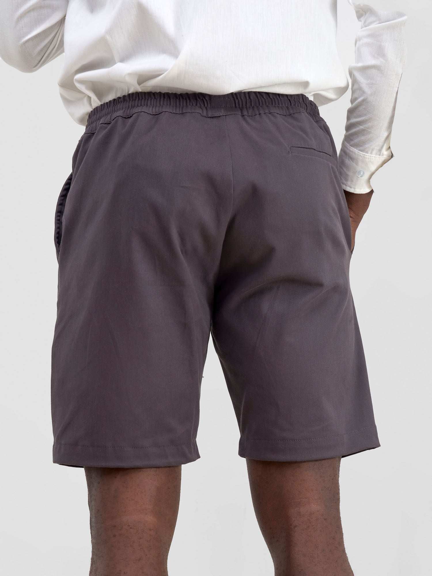 Safari Men's Drawstring Shorts - Dark Grey - image 2