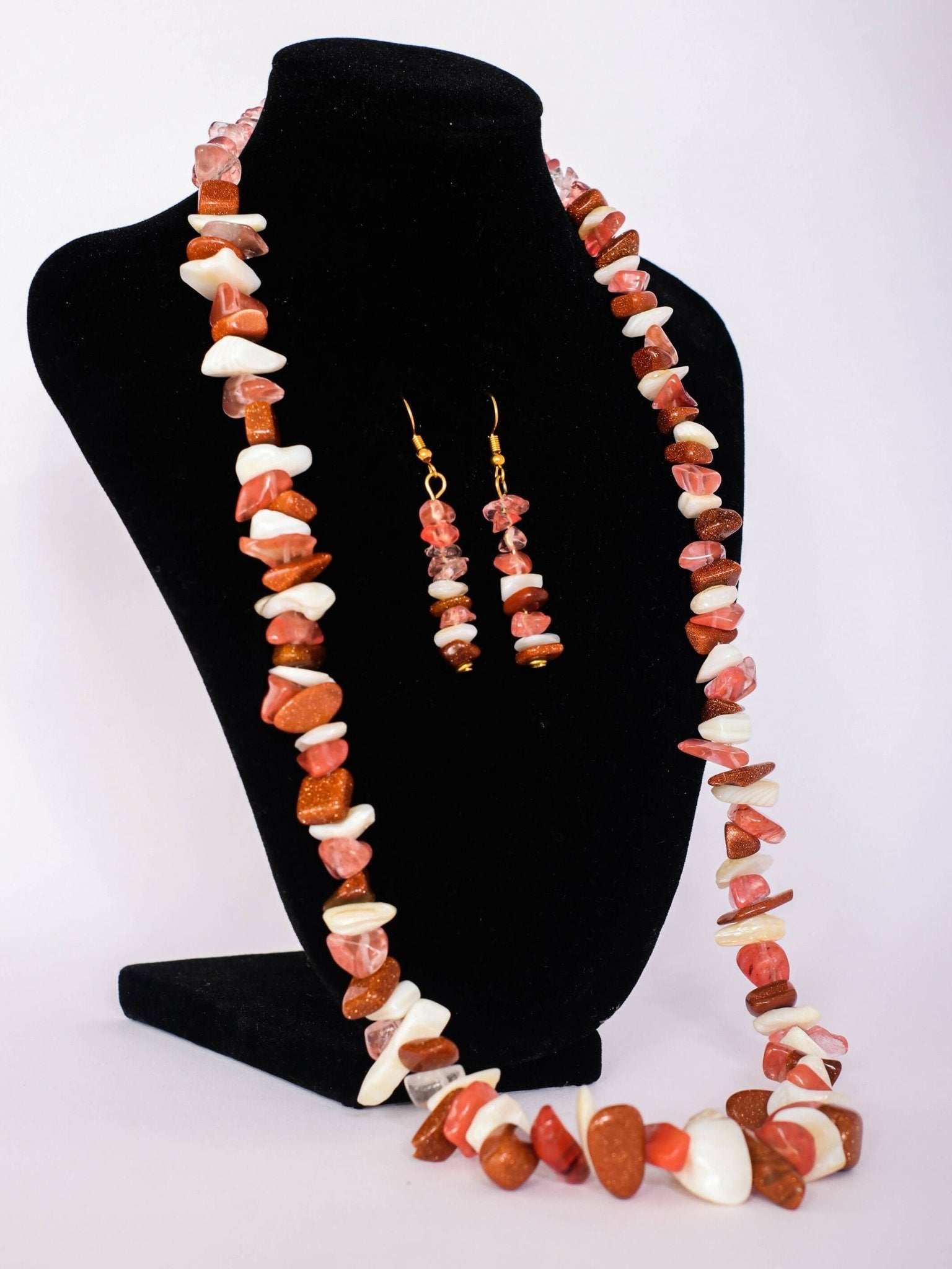 Klewisia Closet Ceramic Mix Necklace Beads Jewellery - Brown - image 8