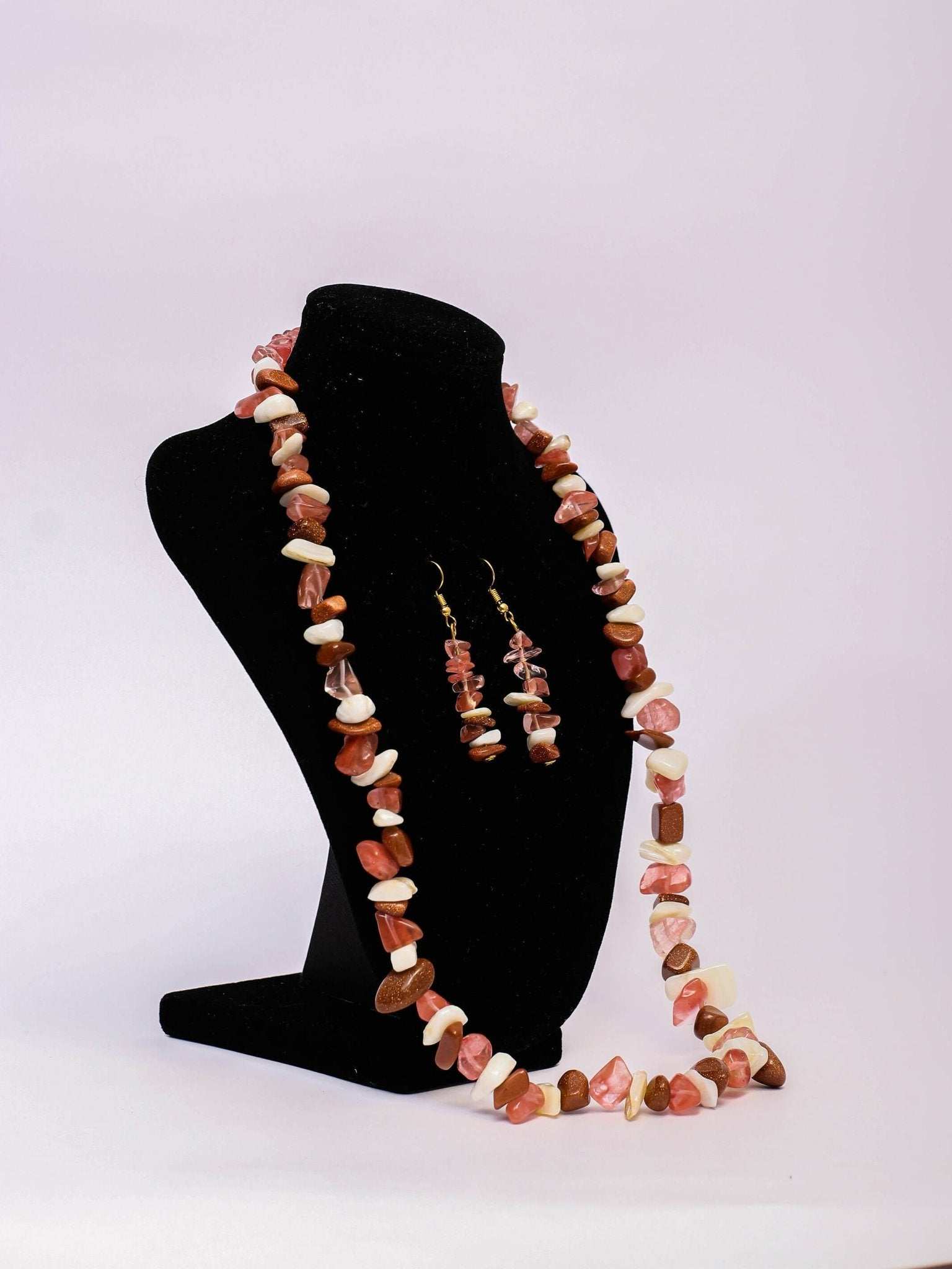 Klewisia Closet Ceramic Mix Necklace Beads Jewellery - Brown - image 6