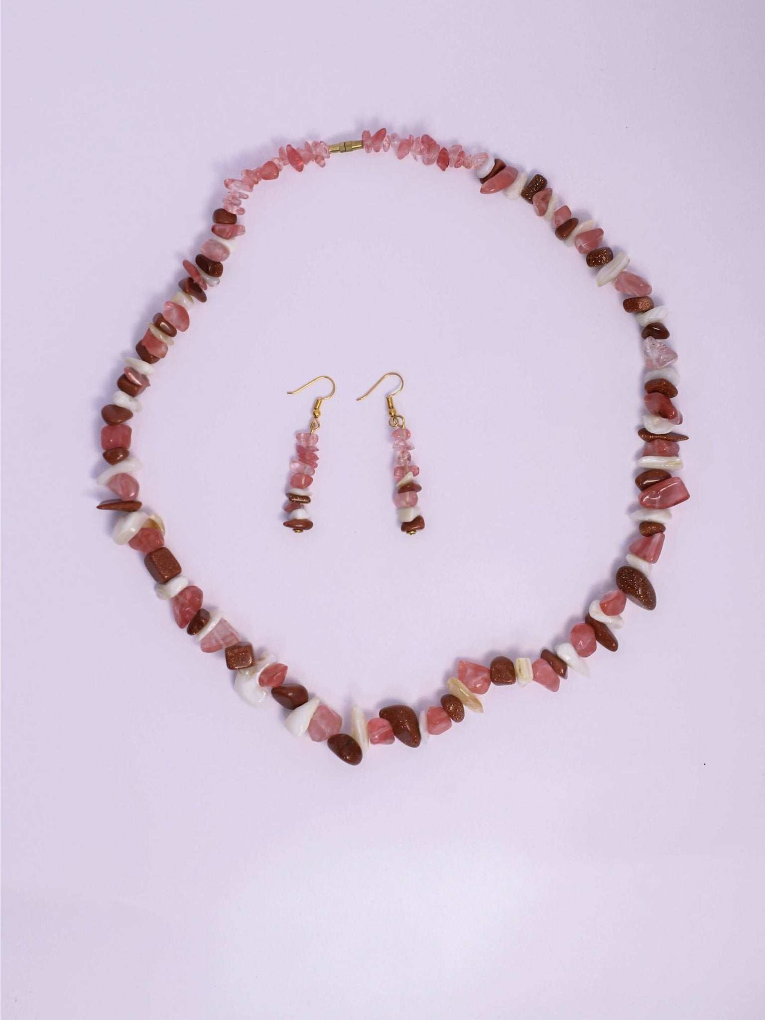 Klewisia Closet Ceramic Mix Necklace Beads Jewellery - Brown - image 3