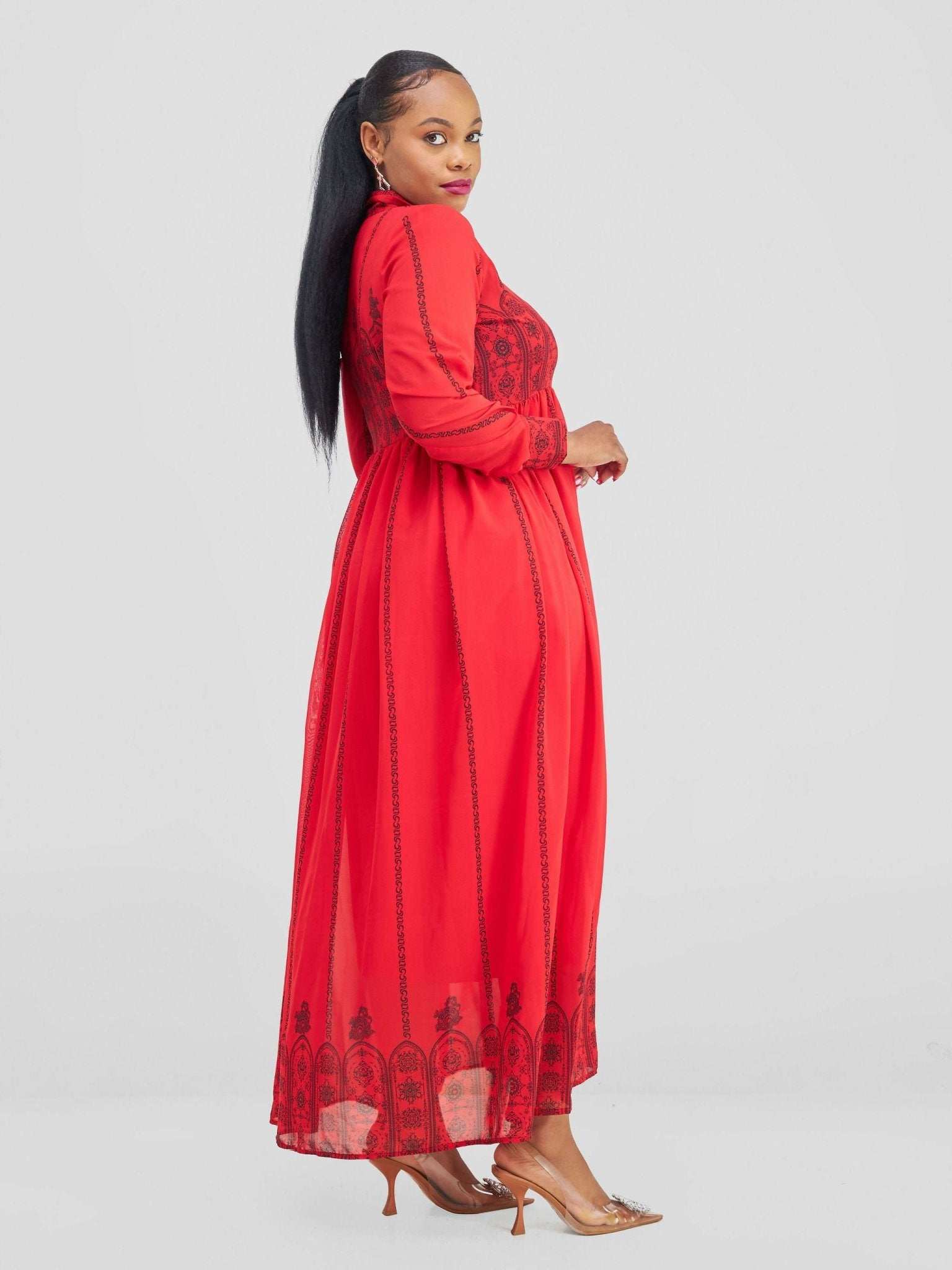Topa Dress - Red - image 3