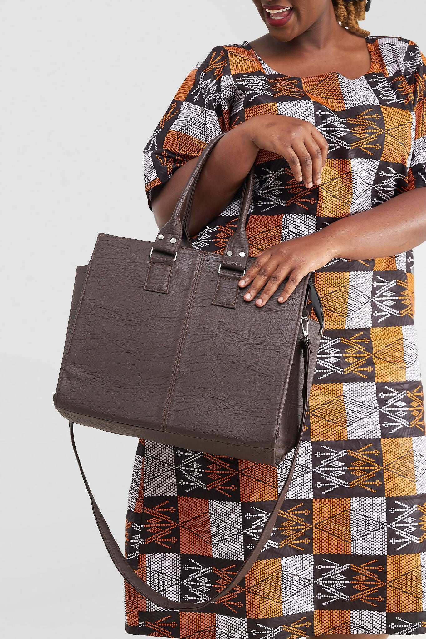 Khay Designs Classic Handbag - Brown - image 4